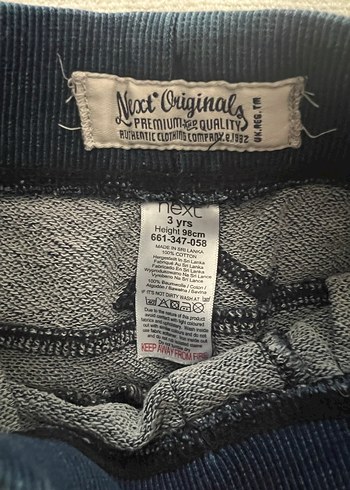 Nakışlı Lacivert Erkek Denim Şort - Görsel 2