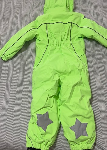 Neon Renkli Yeşil çocuk Tulumu (normal hayat/kayak), 101-107 cm - Görsel 2