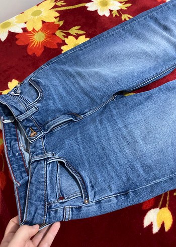Colin's Renkli Bağlama Desenli Kadın Denim Pantolon
