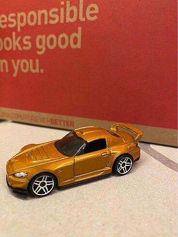 Hotwheels Araba Honda S200 Mat Altın