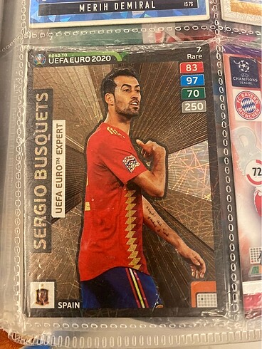 Sergio Busquets Expert Rare Kart Panini