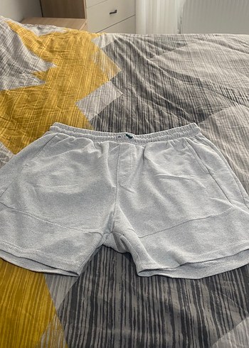 Gri Pamuklu Rahat Kesim Erkek Şort - Görsel 4