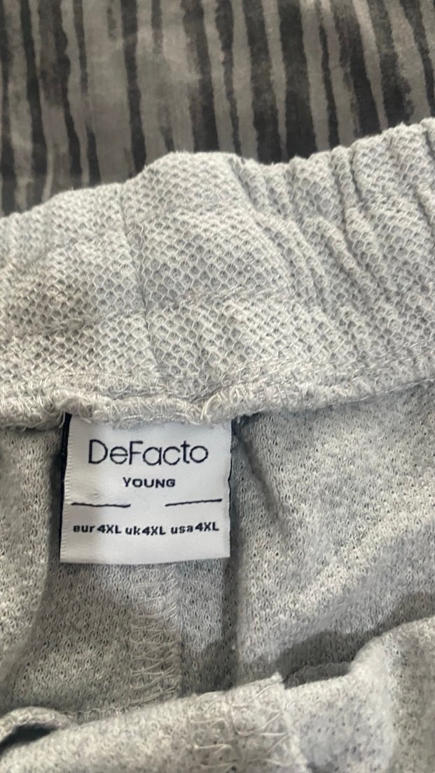 Gri Pamuklu Rahat Kesim Erkek Şort - Görsel 2