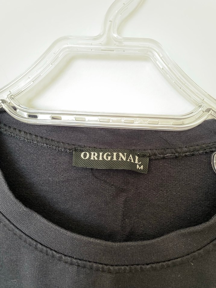 Gri Baskılı Kadın Sweatshirt - Görsel 2