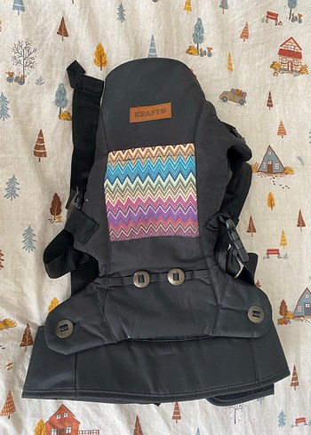 Kraft Unico Siyah Çok Renkli Bebek Kanguru - Görsel 3