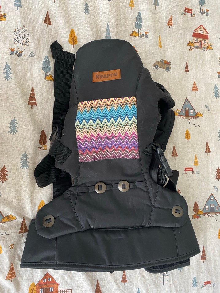 Kraft Unico Siyah Çok Renkli Bebek Kanguru - Görsel 3