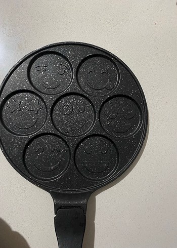 Kahverengi Emoji Desenli Tava - Görsel 4