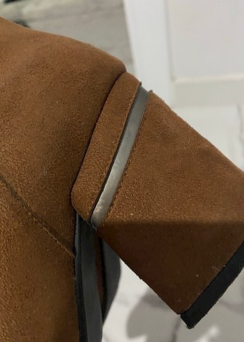 Kahverengi Süet  Kadın Bot - Görsel 4