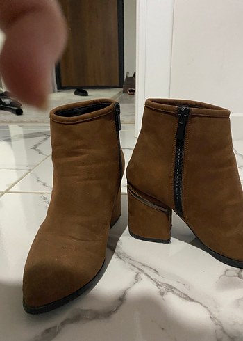 Kahverengi Süet  Kadın Bot - Görsel 5