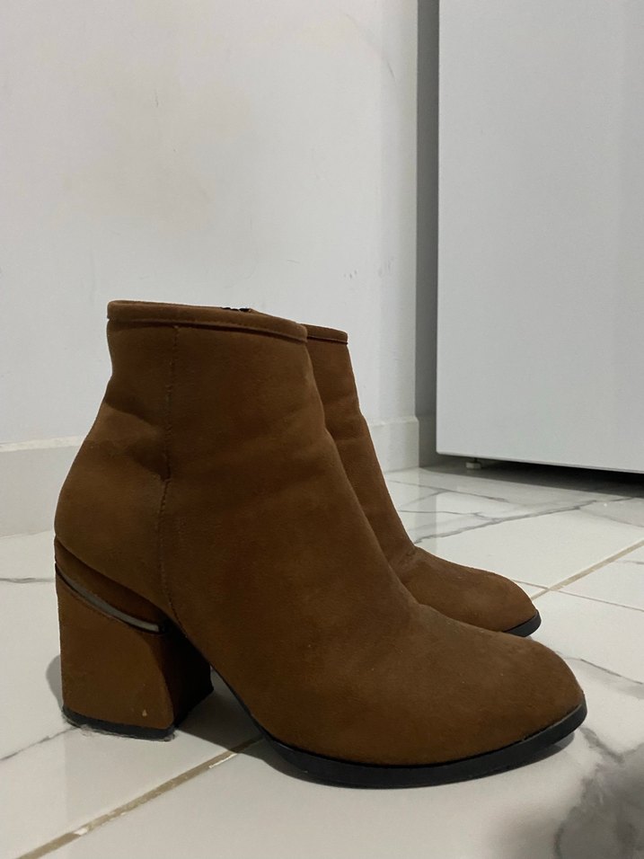 Kahverengi Süet  Kadın Bot - Görsel 2