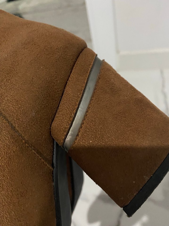 Kahverengi Süet  Kadın Bot - Görsel 4