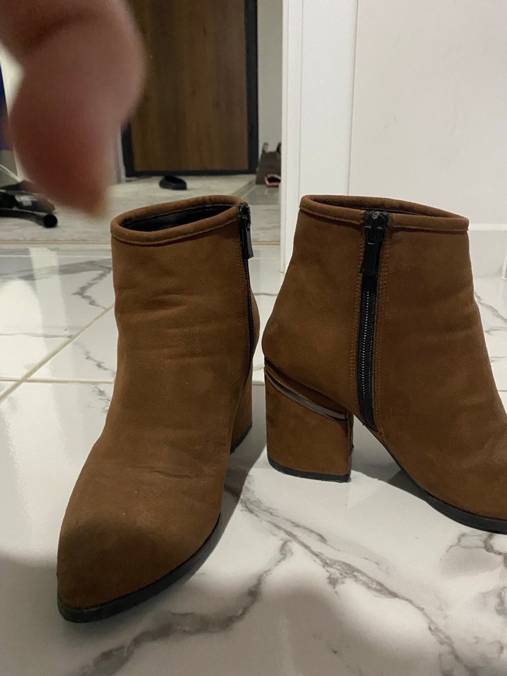 Kahverengi Süet  Kadın Bot - Görsel 5