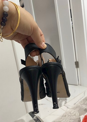 Siyah Stiletto Topuklu Bot - Görsel 2