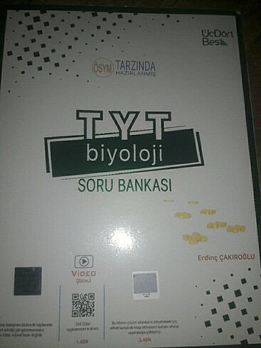 345 Yayınları Tyt Biyoloji Soru Bankası