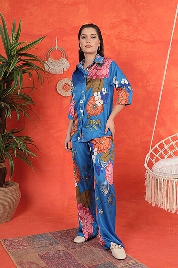 Saten pantolon - S beden