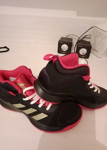 Adidas Pembe Velcro Basketbol Ayakkabısı