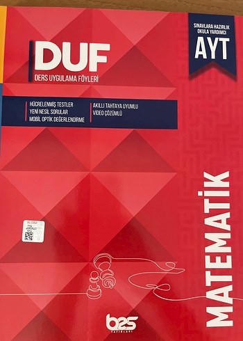 DUF AYT Matematik Ders Uygulama Föyleri
