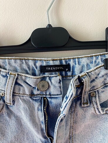 xs Beden BUZ MAVİSİ FLARE JEAN