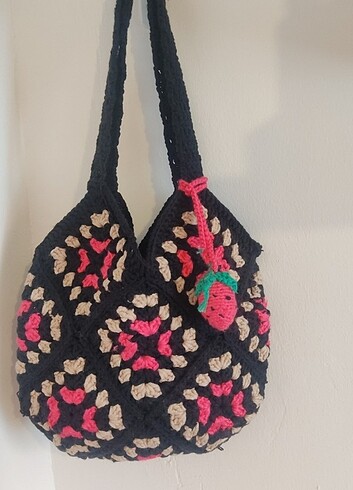 örgü çanta - Görsel 3