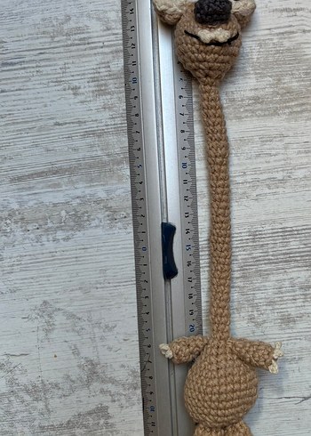 Uzun Boyunlu buz devri sid çanta charmı - Görsel 2