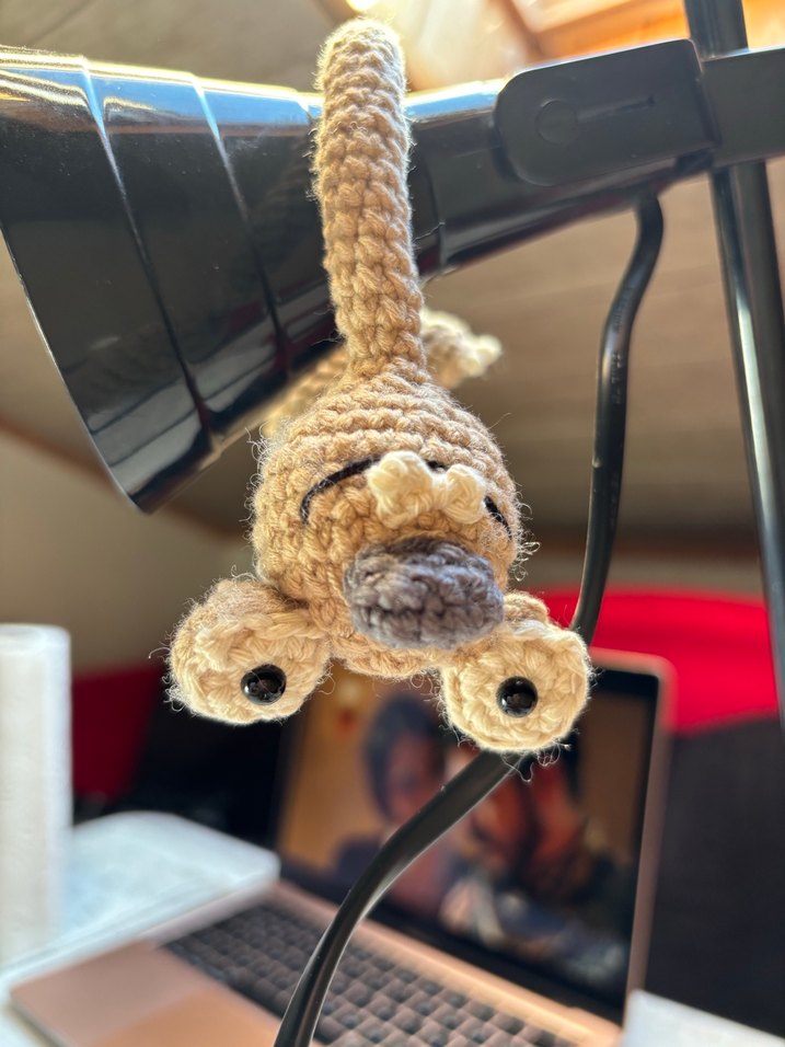 Uzun Boyunlu buz devri sid çanta charmı - Görsel 3