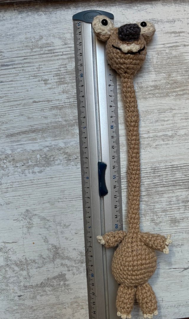 Uzun Boyunlu buz devri sid çanta charmı - Görsel 2