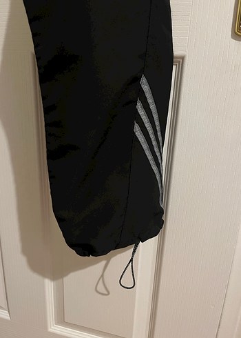 xl Beden Siyah Adidas Fermuarlı Kadın Eşofman Altı