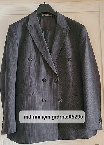 Kiğılı takım elbise 54 beden