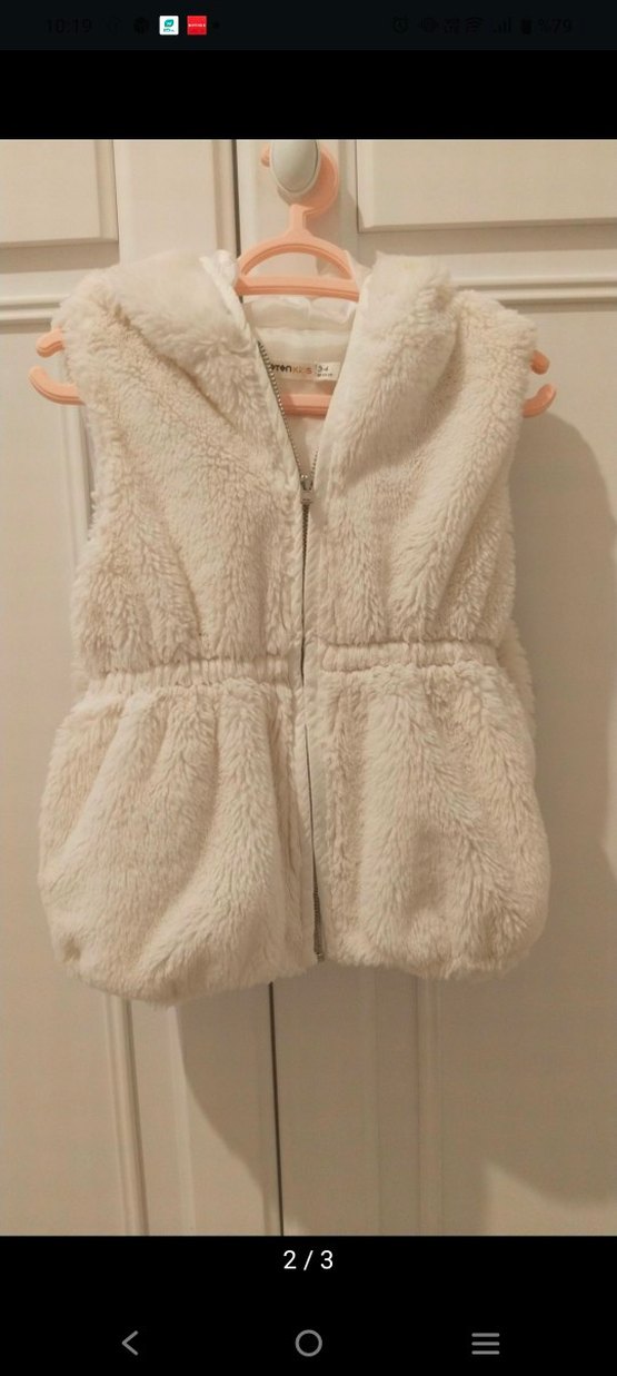 Koton peluş yelek - Görsel 2