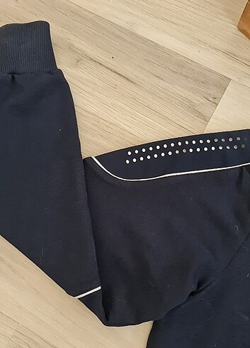 8 Yaş Beden lacivert Renk Sweatshirt / Fermuarlı / 6-8 Yaş