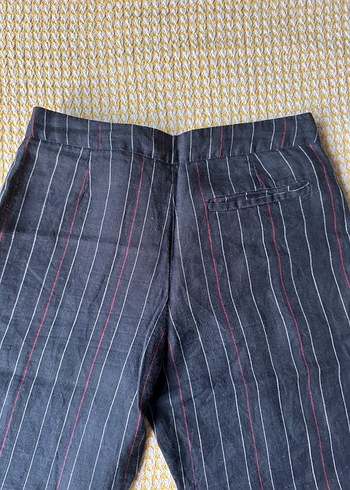 Kadın mango keten pantolon - Görsel 4