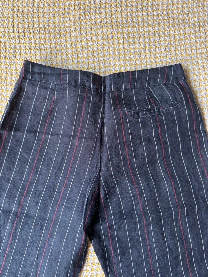 Kadın mango keten pantolon - Görsel 4