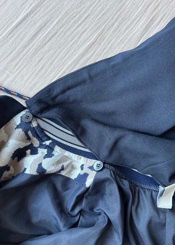 Zara Zara Kapüşonlu Kamuflaj Desenli ceket