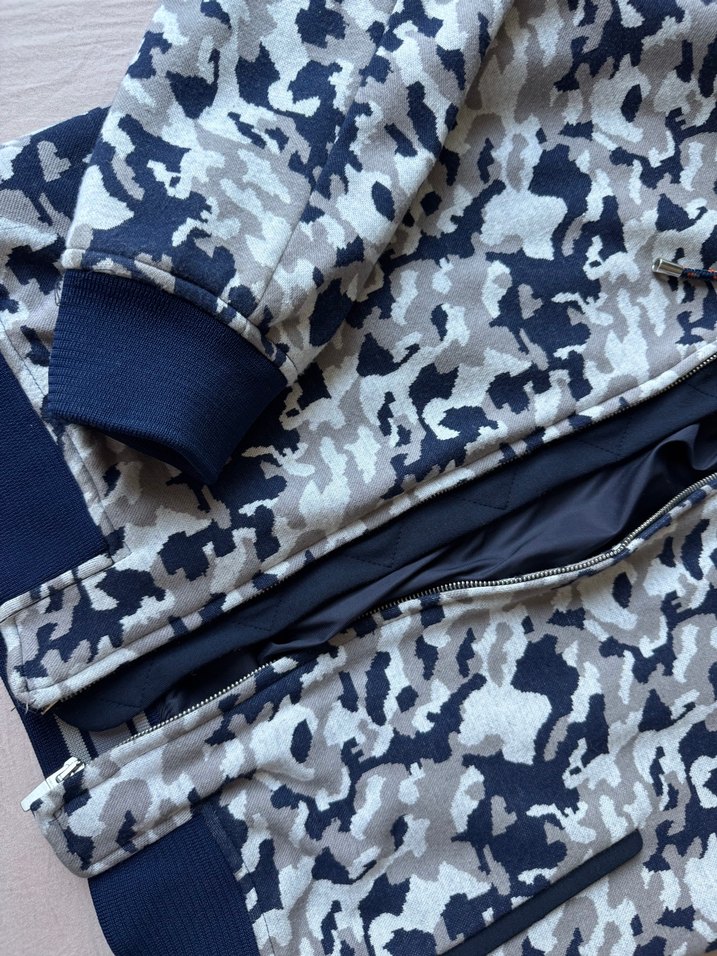 Zara Kapüşonlu Kamuflaj Desenli ceket - Görsel 3