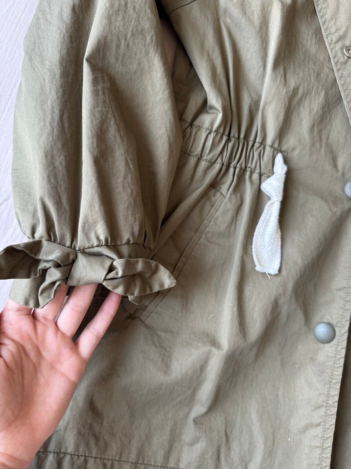 Zara çocuk trençkot - Görsel 3