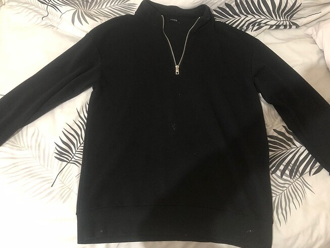 Lcw siyah fermuarlı sweatshırt