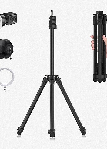 Sıfır Ulanzi TT-43 Tripod 45 Cm-190 Cm 6 Kg Yük Kapasitesi