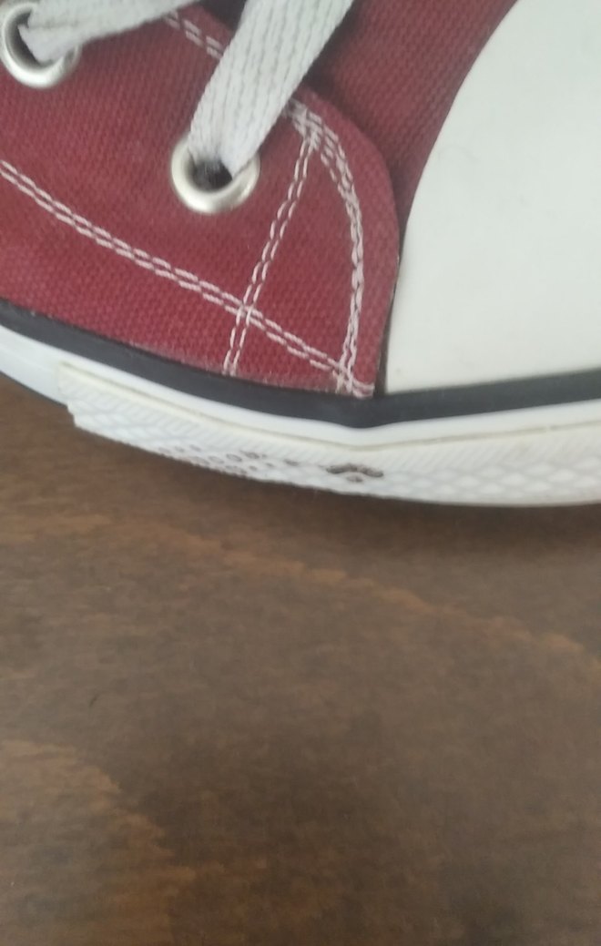 Bordo Bağcıklı Kadın Spor Ayakkabı - Görsel 5