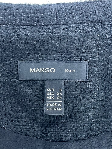 s Beden siyah Renk Mango Blazer %70 İndirimli.