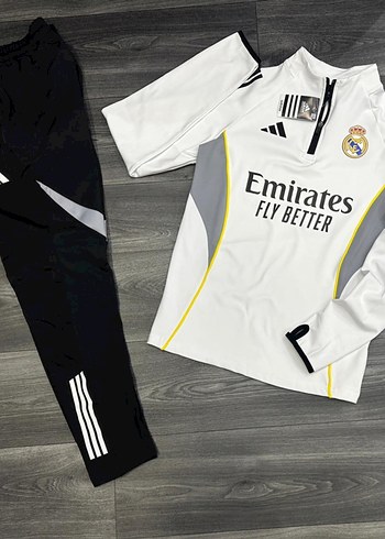 Erkek Gri Yarım Fermuarlı Uzun Kollu Forma%100 pamuk kumaş - Görsel 3