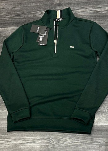 Siyah Fermuarlı Erkek Sweatshirt - Görsel 2