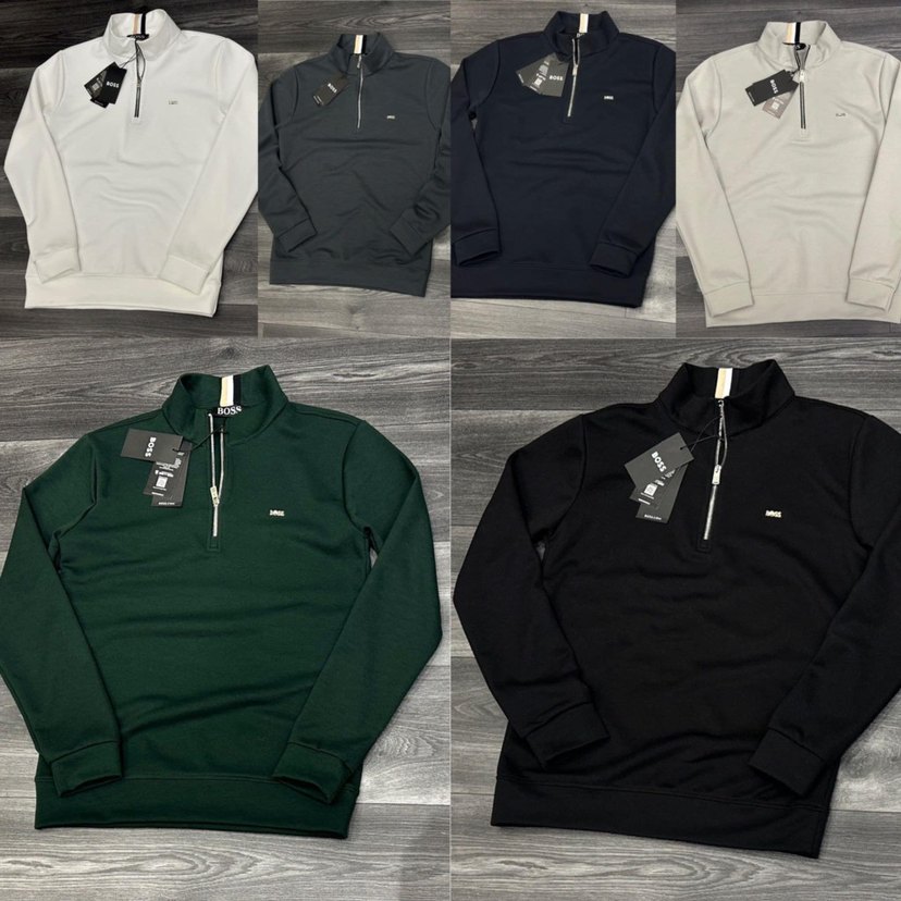 Siyah Fermuarlı Erkek Sweatshirt - Görsel 3