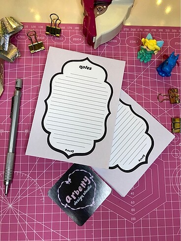  Mauve NotePad Not Defteri