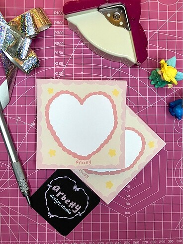 Blush Pink MemoPad Not Defteri
