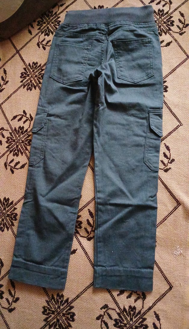 Erkek Çocuk Bol Kesim gri Kot Pantolon - Görsel 3