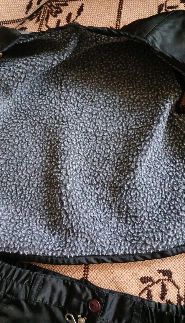 Kız Çocuk Siyah Fermuarlı Kolsuz Yelek ve Etek Takımı - Görsel 4