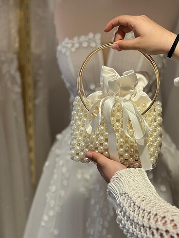 İnci çanta bride model