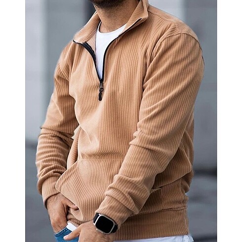 Yarım fermuarlı Sweat