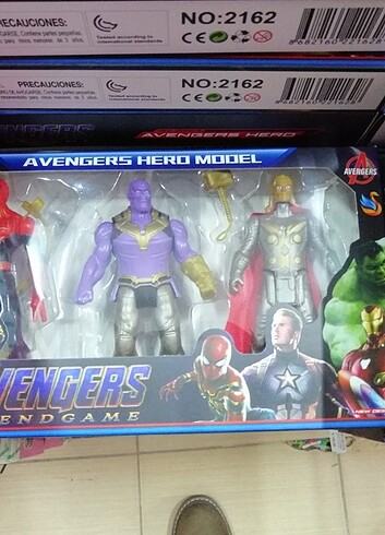 Diğer AVENGERS HERO MODEL KUTUDA 3 KARAKTER AVENGERS - FİGÜR OYUNCAK +