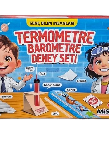 Termometre ve Barometre Deney Seti